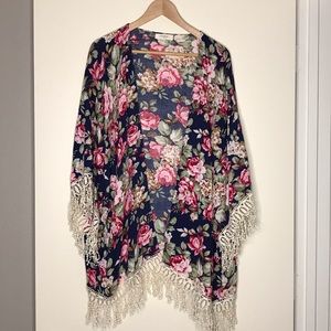 Floral kimono